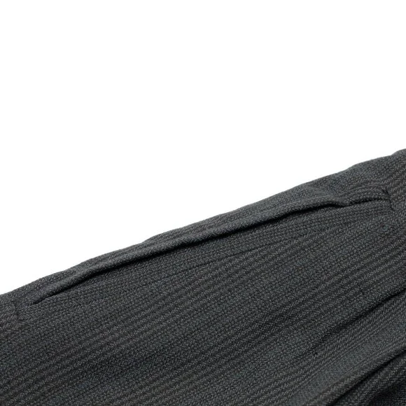 Sundazed (Germany) 70s, Sculptural Volume, High-Twist Wool, Blue Pinstripe